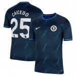 Nogometni Dresovi Chelsea Caicedo 25 Gostujući 2023-24 Kratkih Rukava